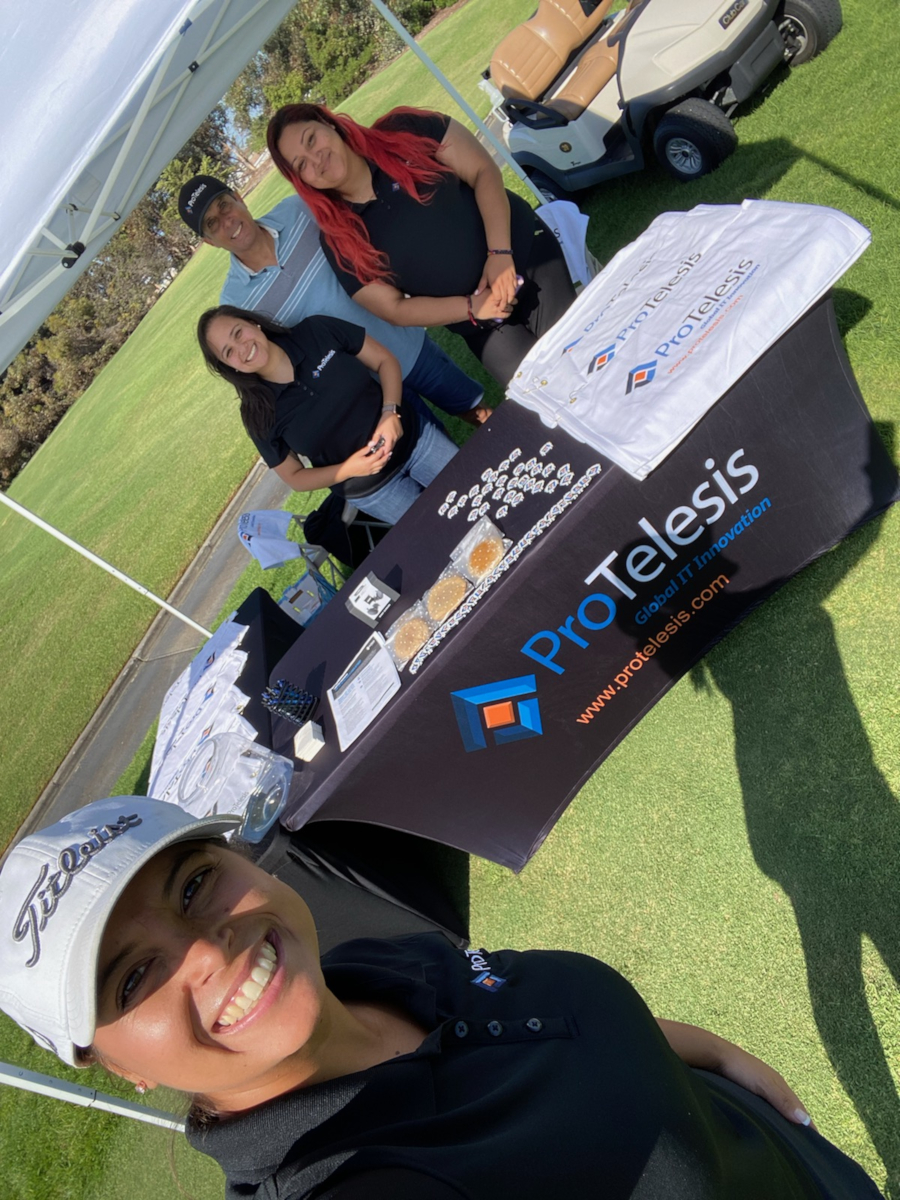 Group selfie of the ProTelesis Team that was at the San Ysidro Health's 16th Annual Clasico de Golf tournament.
